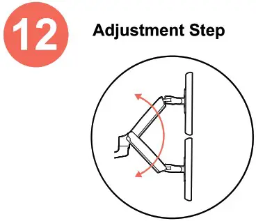 ergotron HX Desk Dual Monitor Arm With Top Mount Low Profi le C clamp - overview 21
