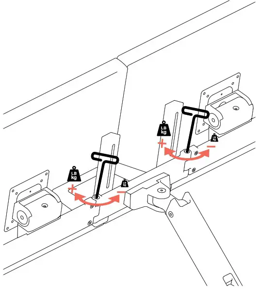 ergotron HX Desk Dual Monitor Arm With Top Mount Low Profi le C clamp - overview 25