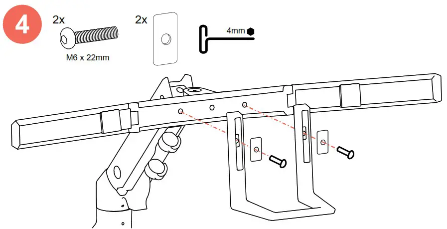 ergotron HX Desk Dual Monitor Arm With Top Mount Low Profi le C clamp - overview 8