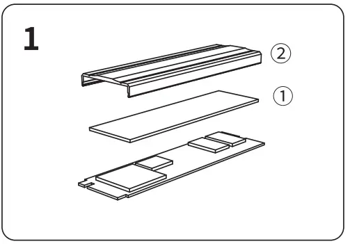 ORICO M.2 SSD Enclosure USB C Transparent Hard Drive Box - fig 1