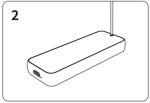 ORICO M.2 SSD Enclosure USB C Transparent Hard Drive Box - fig 2