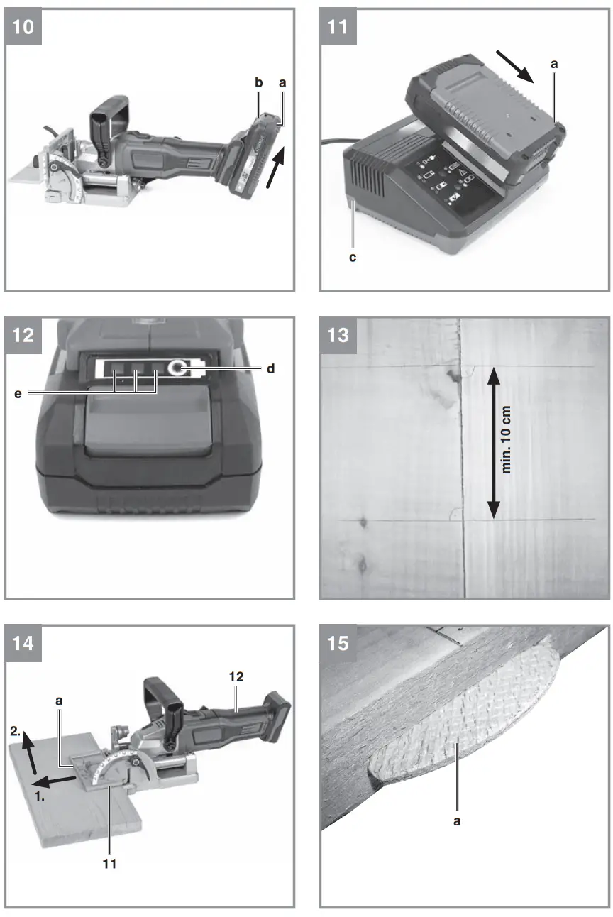Einhell TE CI 18 Li Cordless Biscuit Jointer - fig 5