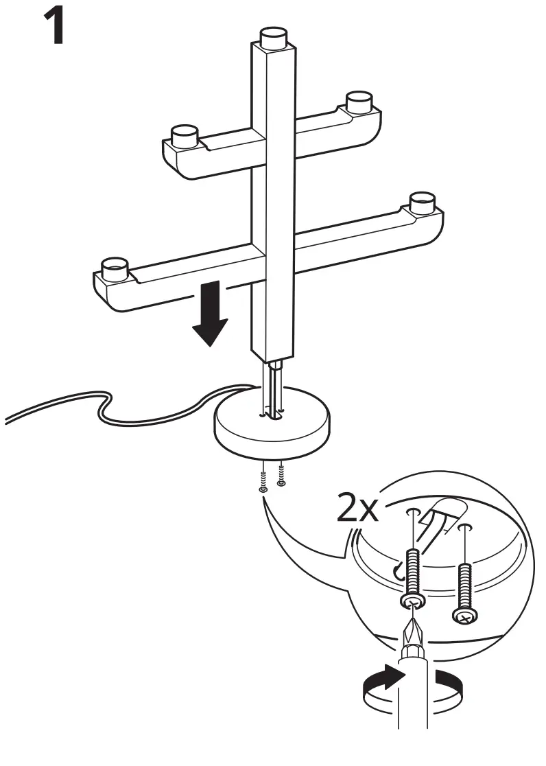 IKEA STRÅLA LED 5-Arm Candelabra - Fig1