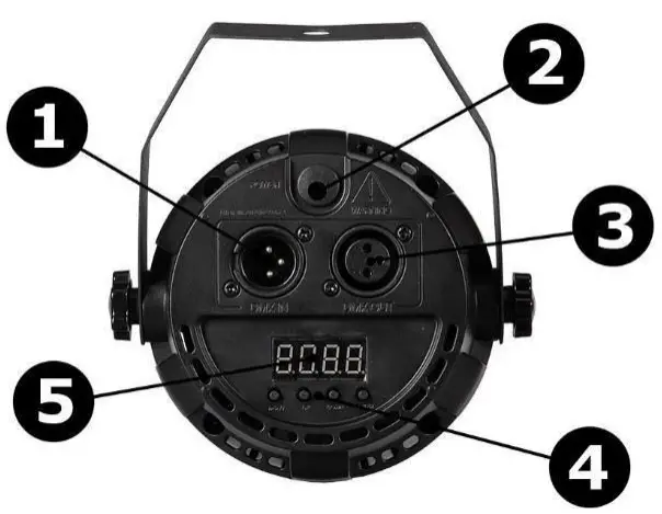 HQ POWER HQLP10027 Compact 111 Mini LED Par - FIG 1