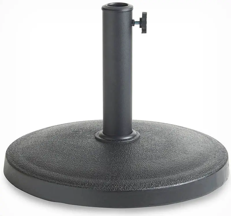 VonHaus 2500157 12KG Black Parasol Umbrella Base