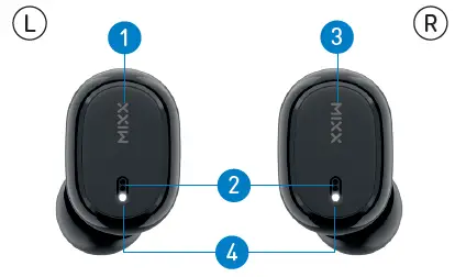 MIXX Streambuds Micro M1 Wireless Earbuds-1