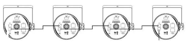 ColorKey VividPar HEX 12 CKU-2260 RGBAW+UV Wash Light-4