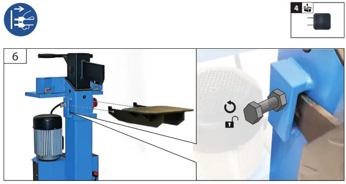 Gude GHS 500 7 TED Log Splitter - Assembly 3