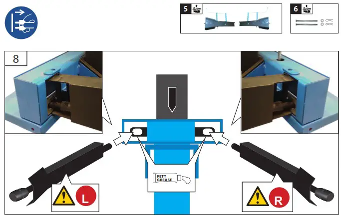 Gude GHS 500 7 TED Log Splitter - Assembly 5