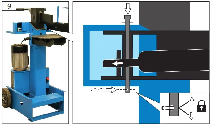 Gude GHS 500 7 TED Log Splitter - Assembly 6