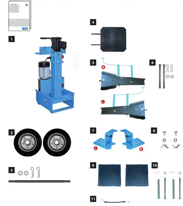Gude GHS 500 7 TED Log Splitter - OVERVIEW 1