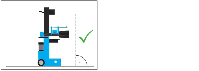 Gude GHS 500 7 TED Log Splitter - Operation 2