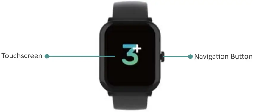 3Plus 1x Vibe Plus Smart Watch - Figure 2