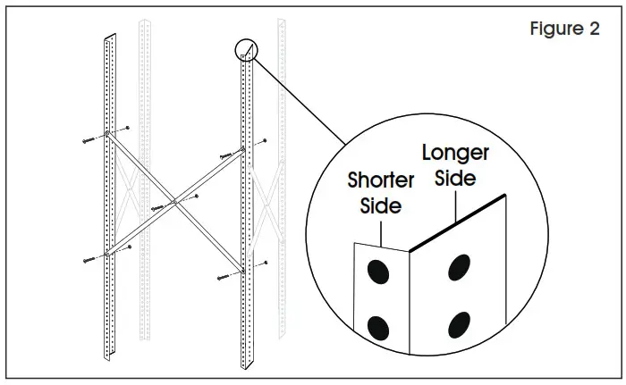 ULINE Shelf Bin Organizer 75″ Tall - Assemble 2