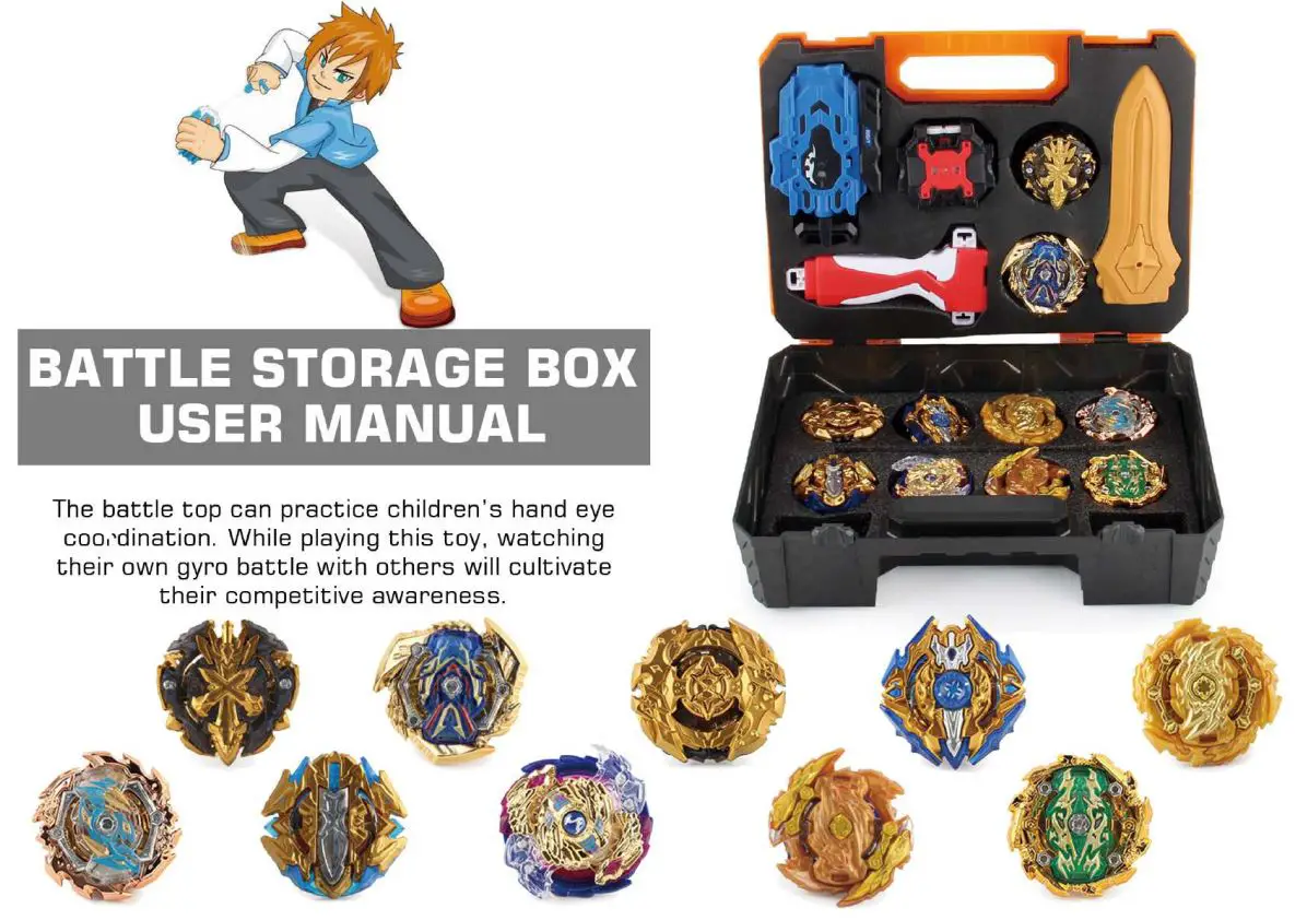 TuKIIE 005 Bey Battle Storage Box User Manual