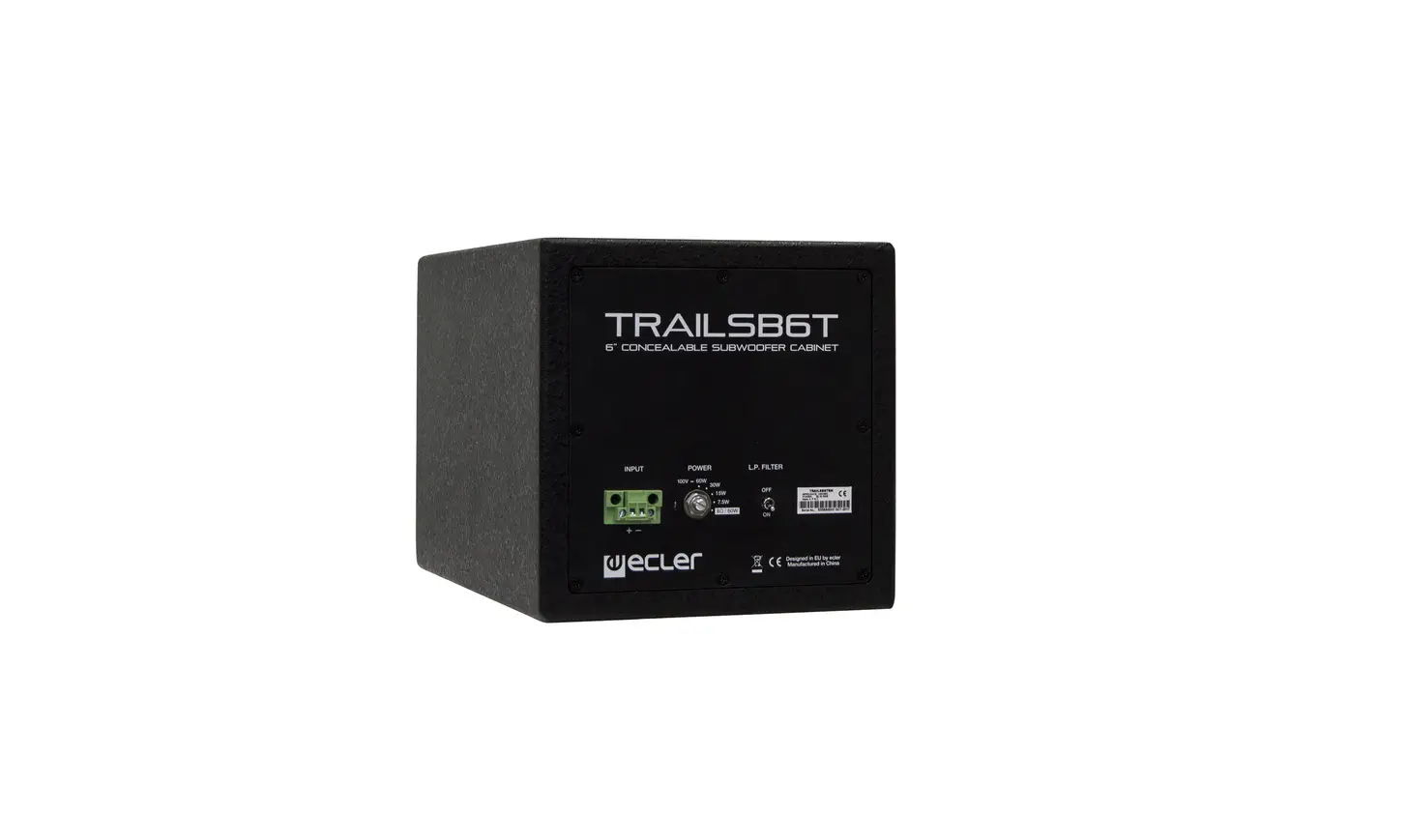 Ecler Trailsb6t Concealable Subwoofer User Manual