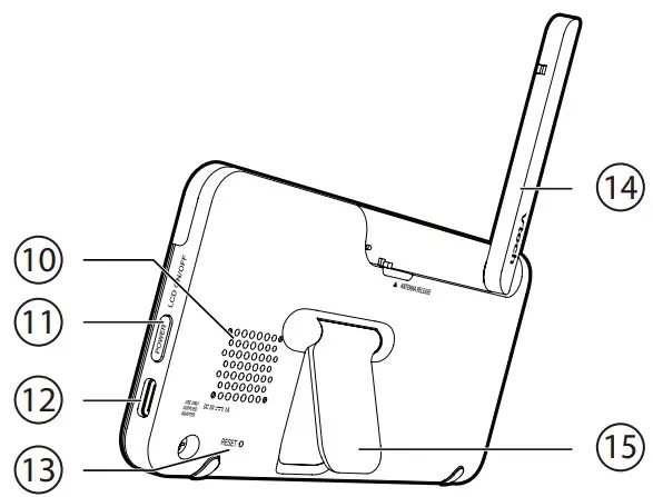 vtech RM5754HD 5-inch Smart Wi-Fi 1080p Video Monitor - Overview fig 5