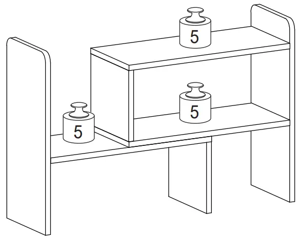 Furinno 20341 Montale Desk Top Organizer Bookshelf - fig 3