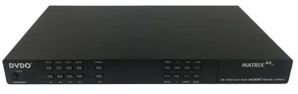 DVDO Matrix-44 4K HDMI Matrix Switch.