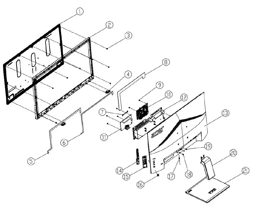 acer V277 27 Inch Widescreen LCD Monitor-1