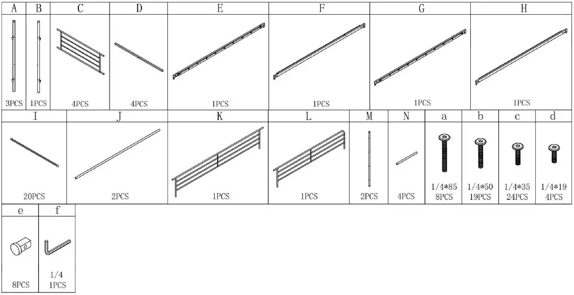 GODEER 035D White Twin over Twin Bunk Bed with Metal Frame and Ladder-1