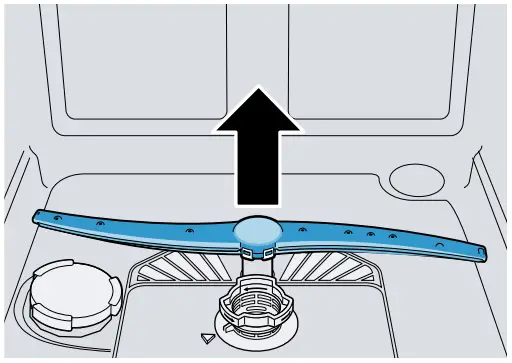 BOSCH SMV6HVX00I Fully-Integrated Dishwasher - arm to remove