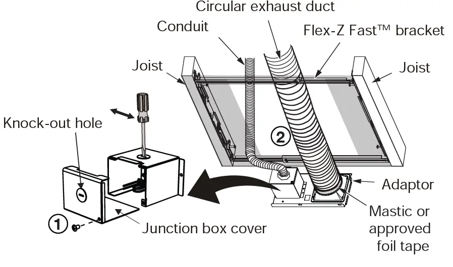 Panasonic RG-R811A Ventilating Fan 11