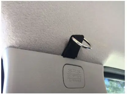 Raingler NETS GRIPS 1999-2004 Nissan Xterra Full Ceiling Net Installation Guide - Reinstall removable rectangle piece