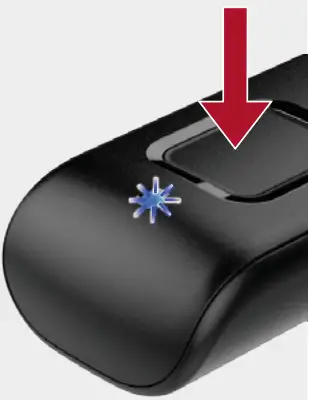 Starkey 900 Remote Microphone - button .