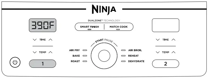 NINJA DZ400 Series XL 2 Basket Air Fryer - Figure 11
