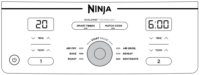 NINJA DZ400 Series XL 2 Basket Air Fryer - Figure 14