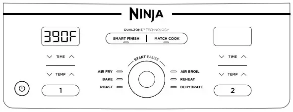 NINJA DZ400 Series XL 2 Basket Air Fryer - Figure 16