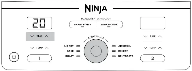 NINJA DZ400 Series XL 2 Basket Air Fryer - Figure 18