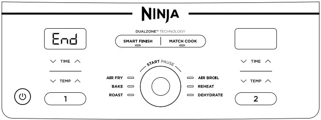 NINJA DZ400 Series XL 2 Basket Air Fryer - Figure 19