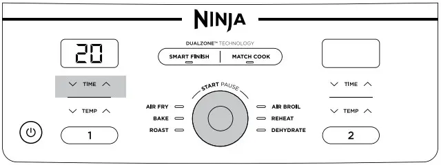 NINJA DZ400 Series XL 2 Basket Air Fryer - Figure 23