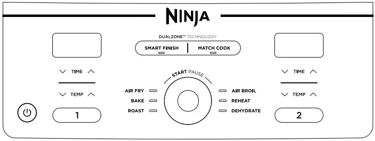 NINJA DZ400 Series XL 2 Basket Air Fryer - Figure 3
