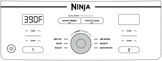 NINJA DZ400 Series XL 2 Basket Air Fryer - Figure 31