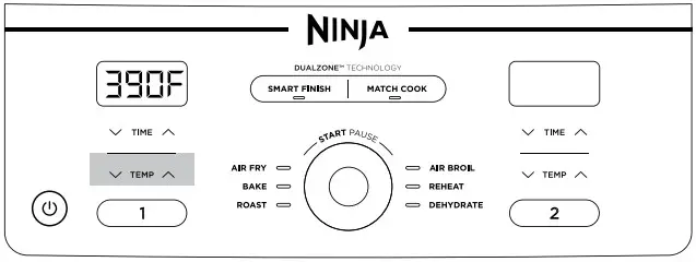 NINJA DZ400 Series XL 2 Basket Air Fryer - Figure 32