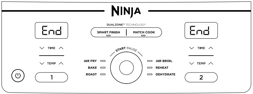 NINJA DZ400 Series XL 2 Basket Air Fryer - Figure 34