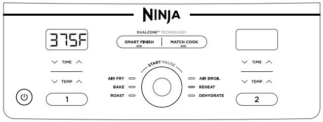 NINJA DZ400 Series XL 2 Basket Air Fryer - Figure 36