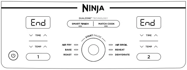 NINJA DZ400 Series XL 2 Basket Air Fryer - Figure 39