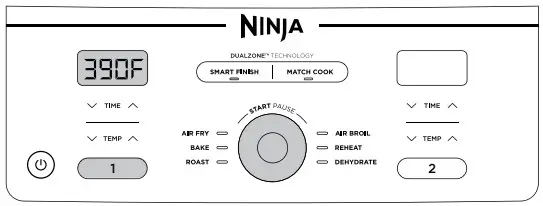 NINJA DZ400 Series XL 2 Basket Air Fryer - Figure 4