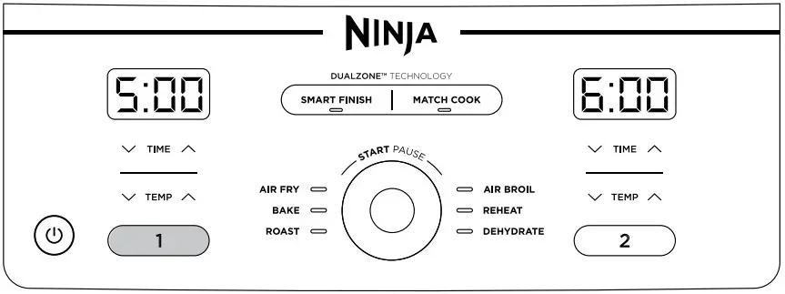 NINJA DZ400 Series XL 2 Basket Air Fryer - Figure 45