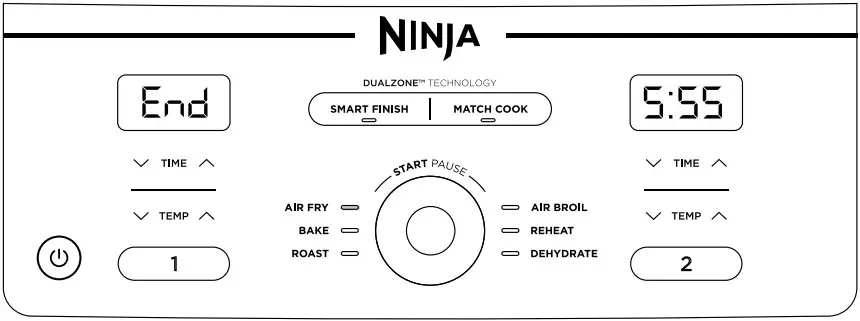 NINJA DZ400 Series XL 2 Basket Air Fryer - Figure 47