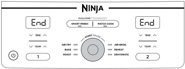 NINJA DZ400 Series XL 2 Basket Air Fryer - Figure 7