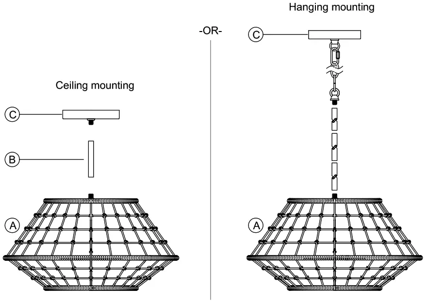 PROGRESS LIGHTING P350246 Three-Light Vintage Brass Coastal Semi-Flush Convertible - 1