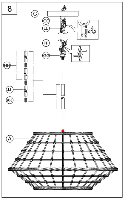PROGRESS LIGHTING P350246 Three-Light Vintage Brass Coastal Semi-Flush Convertible - 11