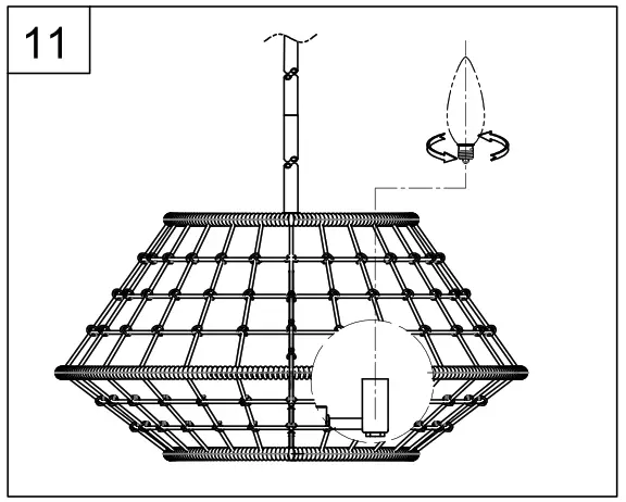 PROGRESS LIGHTING P350246 Three-Light Vintage Brass Coastal Semi-Flush Convertible - 14