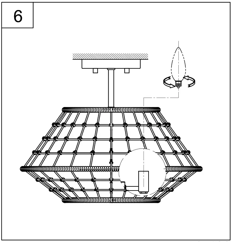 PROGRESS LIGHTING P350246 Three-Light Vintage Brass Coastal Semi-Flush Convertible - 9