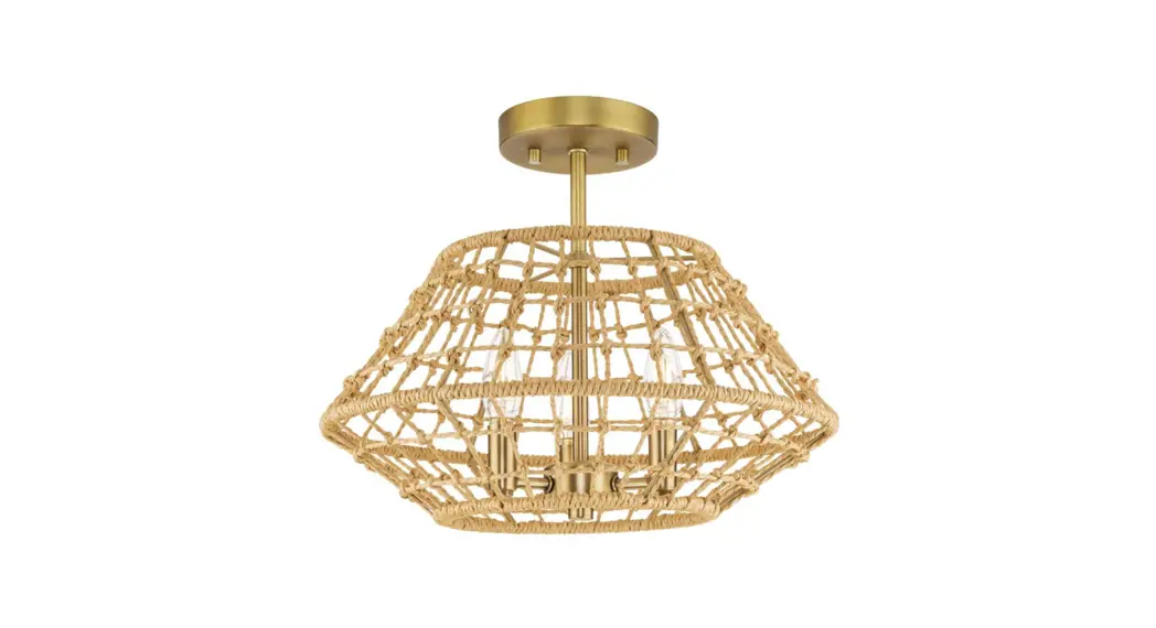 Progress Lighting P350246 Three-light Vintage Brass Coastal Semi-flush Convertible Instruction Manual Progress Lighting P350246 Three-light Vintage Brass Coastal Semi-flush Convertible Instruction Manual
